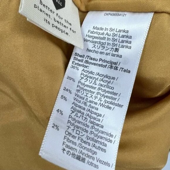 EUC Madewell Averdon Coat in Bouclé Boucle Fabric Sz XXS - Picture 7 of 8